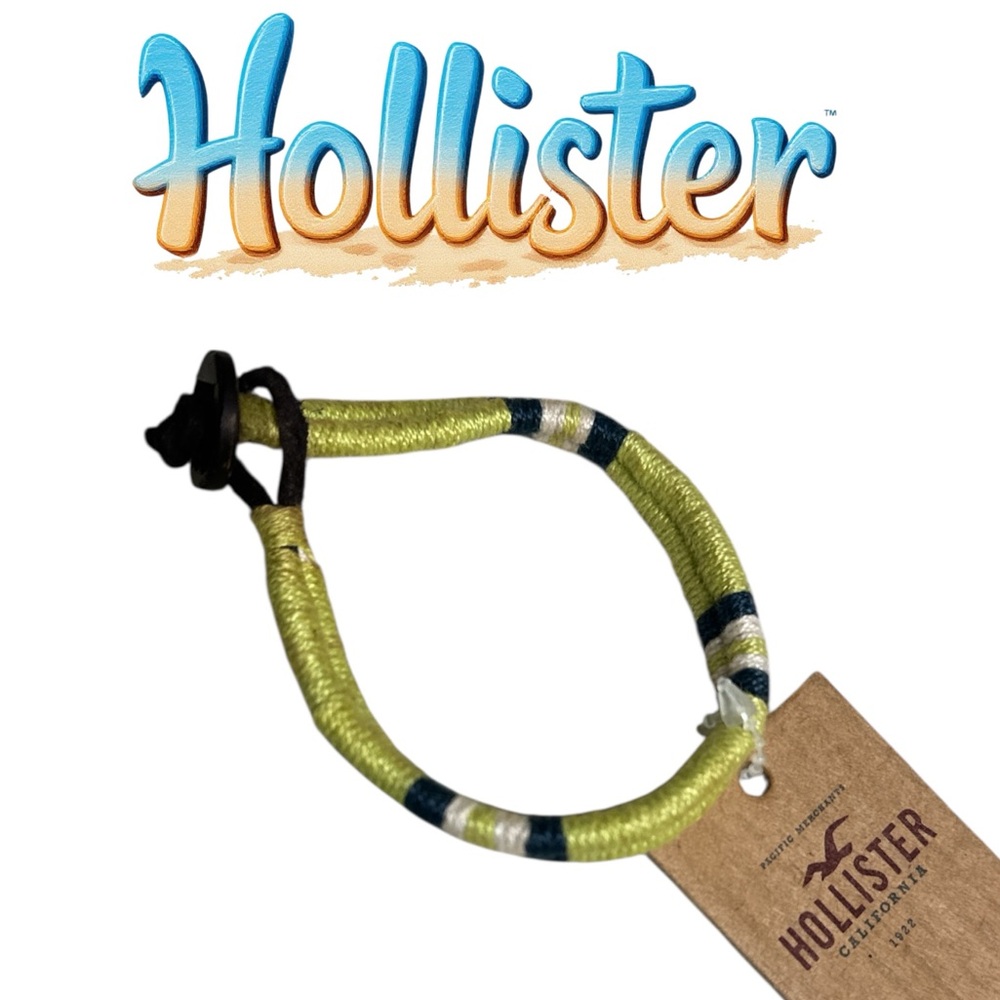 Hollister Bracelet - Chartreuse and Blue